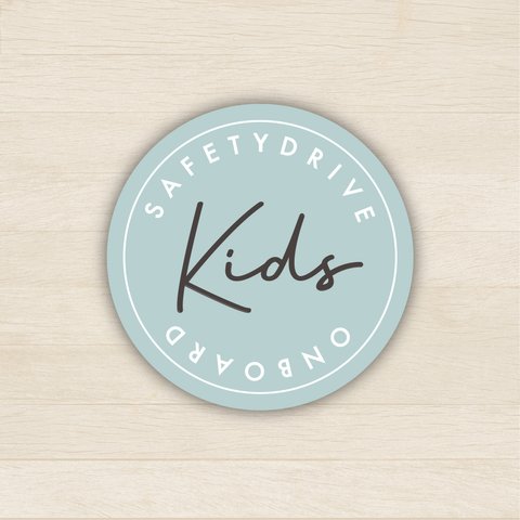 simple_logo カーステッカー　Kids on board（シールタイプ）