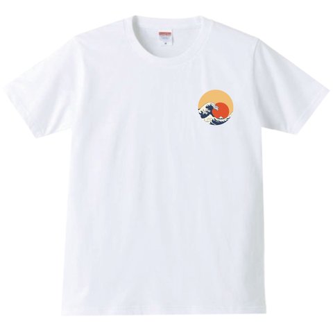 富士山Tシャツ　富士山　山登り　山　和柄　日本　波　歴史　メンズ　レディース　キッズ