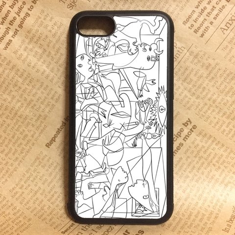 ピカソ イラスト iPhone ケース