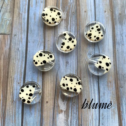 再販3♡【miniビーズ】mini dalmatian paint beads 