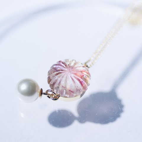 SAKURA collection kiriko hana ネックレス pearl  #1