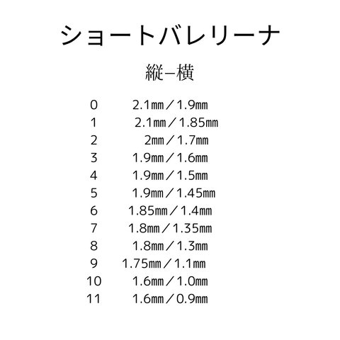 サイズ測定用チップ