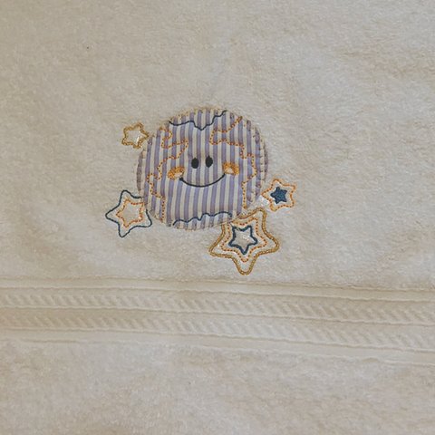 パッチワーク 刺繍 タオル