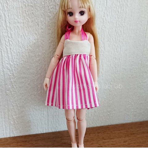 SALE 送料無料 ブライス ドール 服 ハンドメイド❁ワンピース❁