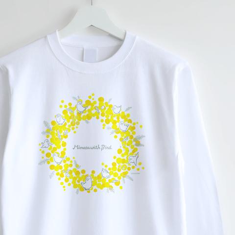 長袖Tシャツ（Mimosa with Bird / リース）