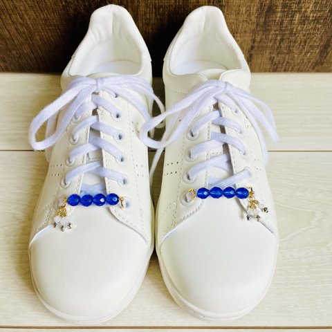 スニーカーアクセサリー👟　青色💙