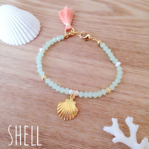 8回目の再販♡charm bracelet♡shell