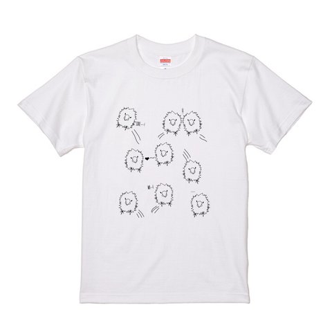 文鳥Tシャツ  「 まっしろしろすけ」【受注生産】