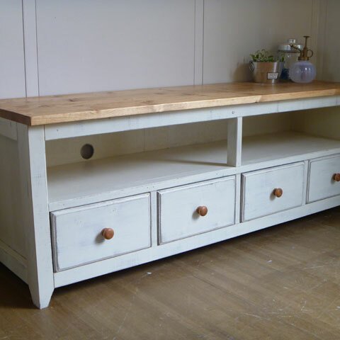 【 Drawers4 TV CABINET 】
