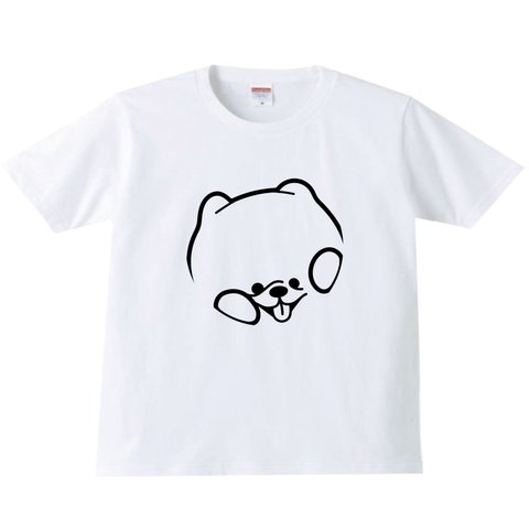 犬 愛らしいワンコTシャツ  犬　いぬ　ワンちゃん　ポメラニアン　チワワ　ミックス犬　tシャツ Tシャツ　メンズ　レディース　キッズ