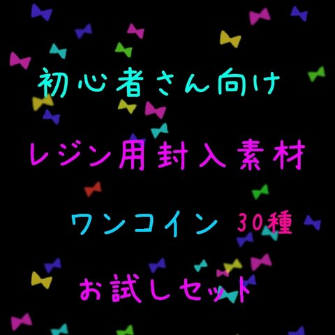 レジン封入素材お試しセット