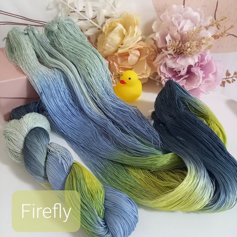 手染め糸 レース糸#40 Firefly