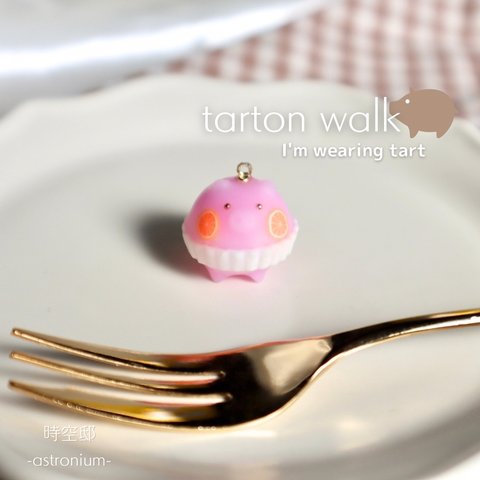 ブタさんアクセサリー「tarton walk-I'm wearing tart」