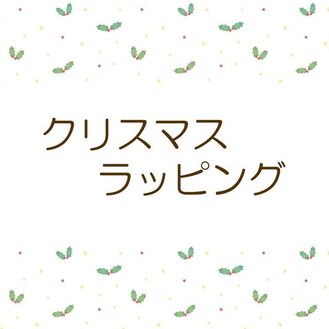 【 クリスマスラッピング 】 クリスマス ギフト ラッピング ZZ02M