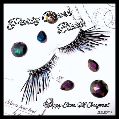 ❤感謝品★Party Crash Black★partyまつげ パーティー クラッシュ ブラック★送無料●即買不可