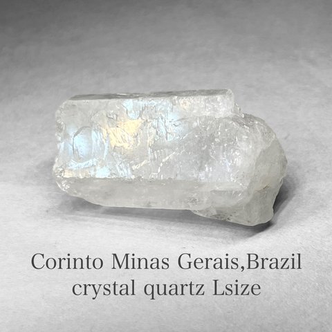 Corinto Minas Gerais crystal：companion・self healed / ミナスジェライス州コリント産水晶L - 21：コンパニオン・セルフヒールド