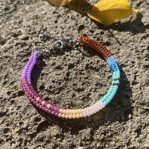 ビーズブレスレット, beaded bracelet 