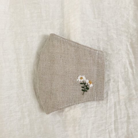 子供用マスク　刺繍マスク