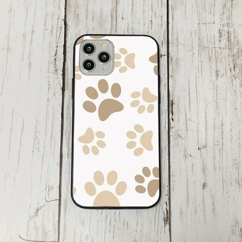 スマホケース16 期間限定 iphone 強化ガラス おしゃれ 北欧 動物　足跡　アンティーク　運気　かわいい　絵画 iface