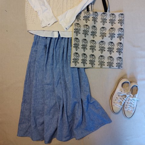 noharaのスカート　ブルー