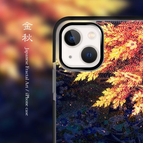 金秋 - 和風 耐衝撃ソフトiPhoneケース【iPhone全機種対応】