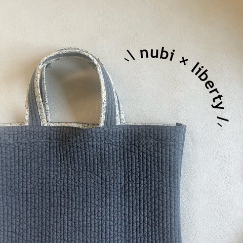 nubi × liberty レッスンバッグ