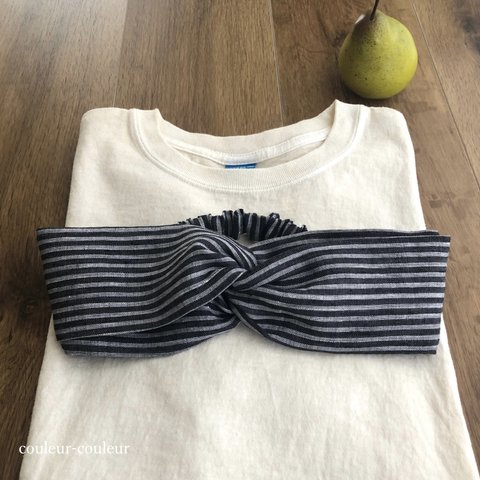 linen stripeクロスターバン