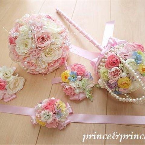 ＊happyweddingセット＊love princess クラウンブーケ