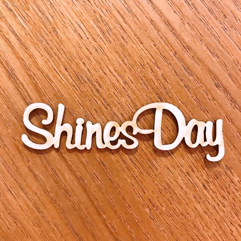 minaco.lovewancoさん監修 [Shines Day]タイトルチップボード（3個入り）