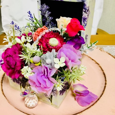 2日以内発送😊🎁天使スワロつき✨アレンジメント💐