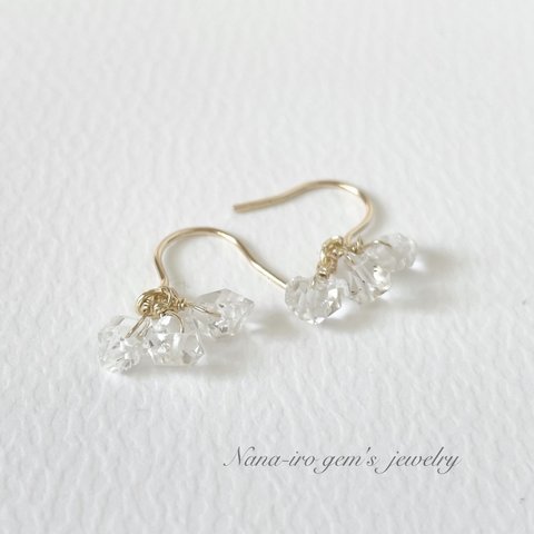 ＊再販＊14kgf Herkimerdiamond pierce