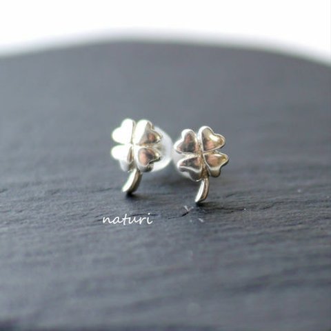 【trefle】sv925 clover pierce (2pcs)