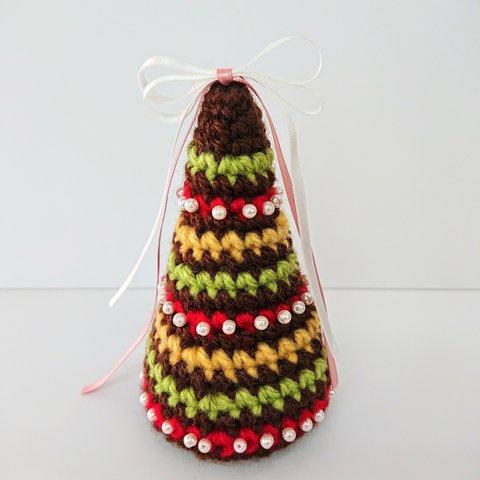 手編み  クリスマスツリー