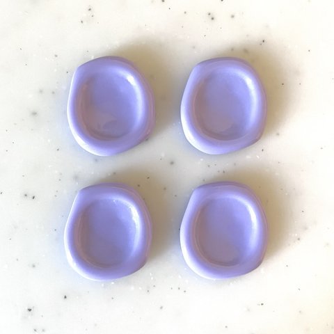 Lavender Distorted Oval Cabochons