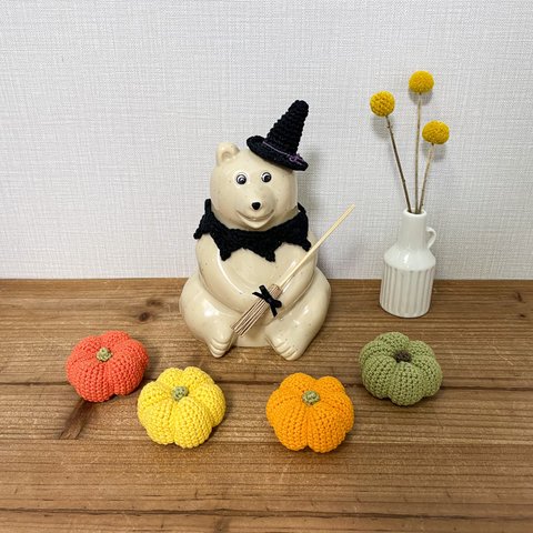 【送料無料】しろくま貯金箱　ハロウィン4点セット🎃