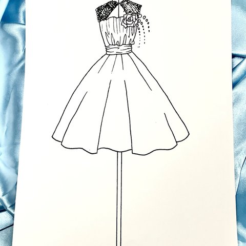 [オリジナルイラスト］ドレス2種セット1