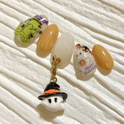 ネイルチャーム ハロウィン おばけ