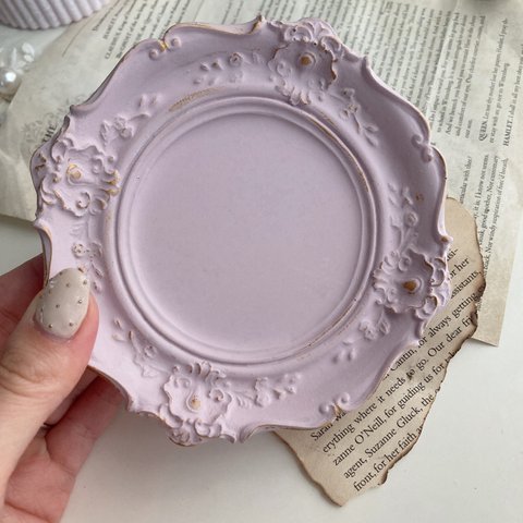 purple plate～round型～