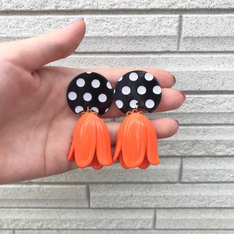 【再販】Dot tulip(orange)🌷🧡