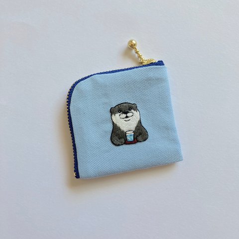 刺繍 ミニミニピルケース お水どうぞ