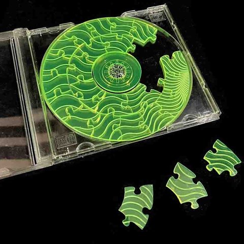 CD型アクリル製ジグソーパズル　「波」