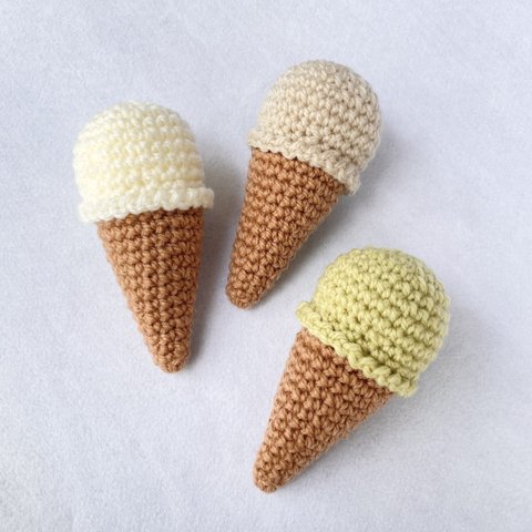 かぎ針編み アイスクリーム
