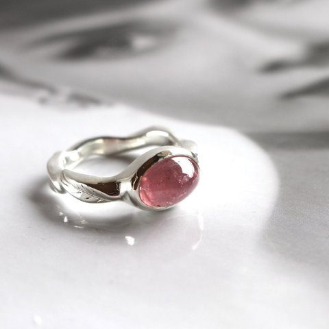 Fruity pink ruby ring【ルビー×シルバーリング】