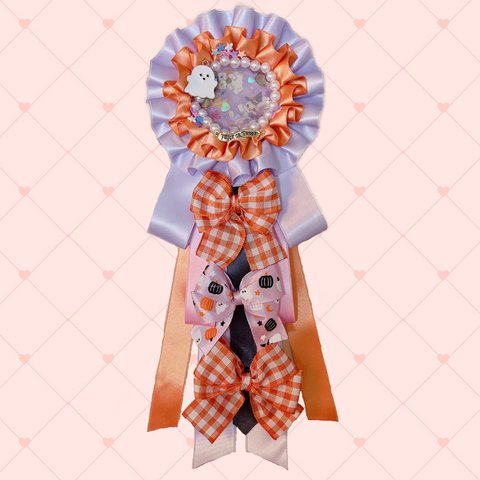 【1点もの】Halloween Ribbonロゼット【LV×OR】