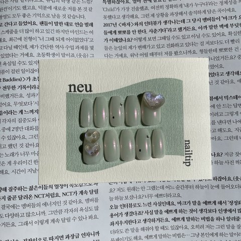 韓国風ネイルチップ no.5🧤