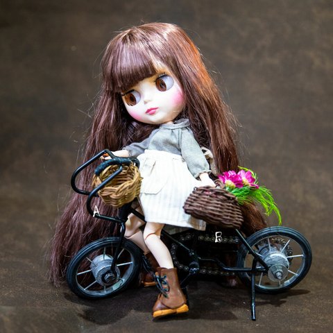 ラタン 籐の籠 B かご  Blythe ブライス アウトフィット アイシードール