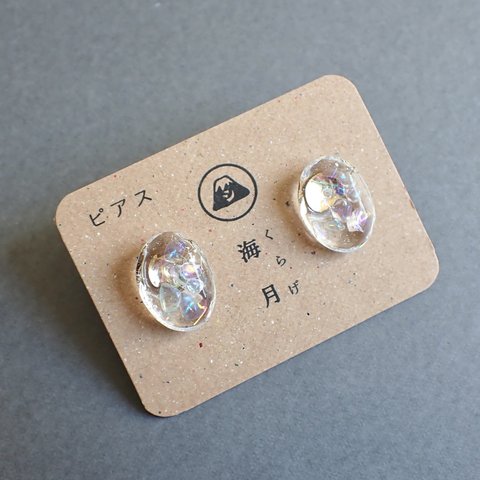 【選べる金具】海月 (ピアス/樹脂ピアス/イヤリング)