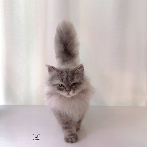 サイベリアン　猫　ネコ　羊毛フェルト　オーダーメイド　プレゼント