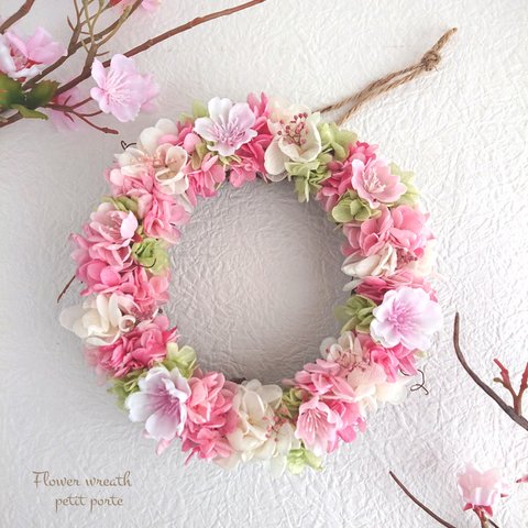 桜🌸flower wreath