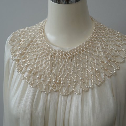 PEARL COLLAR NECKLACE